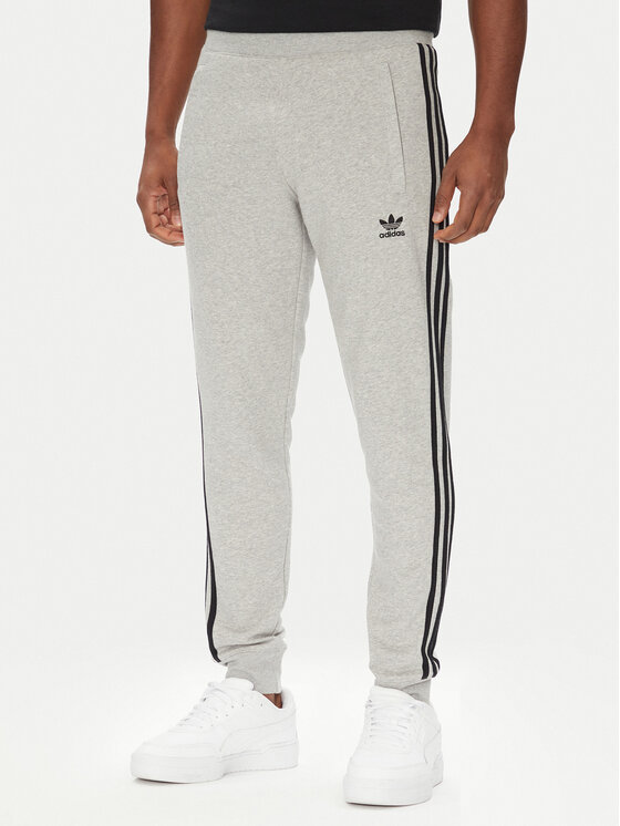 adidas adidas Melegítő alsó adicolor 3-Stripes JY1387 Szürke Slim Fit
