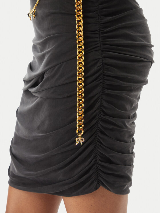 Elisabetta Franchi Elisabetta Franchi Koktejlové šaty AB-765-51E2 Černá Regular Fit