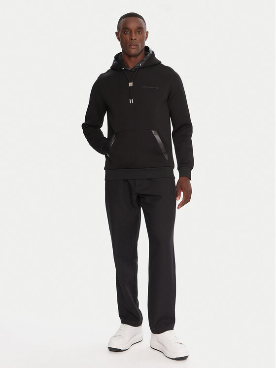 KARL LAGERFELD KARL LAGERFELD Pulóver 705039 554907 Fekete Regular Fit
