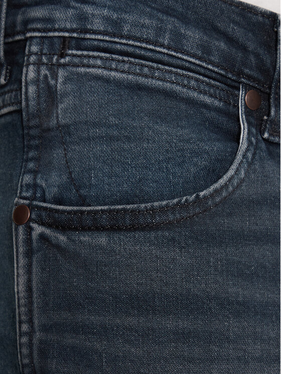 Wrangler Wrangler Jeansy Greensboro 112370847 Granatowy Straight Fit
