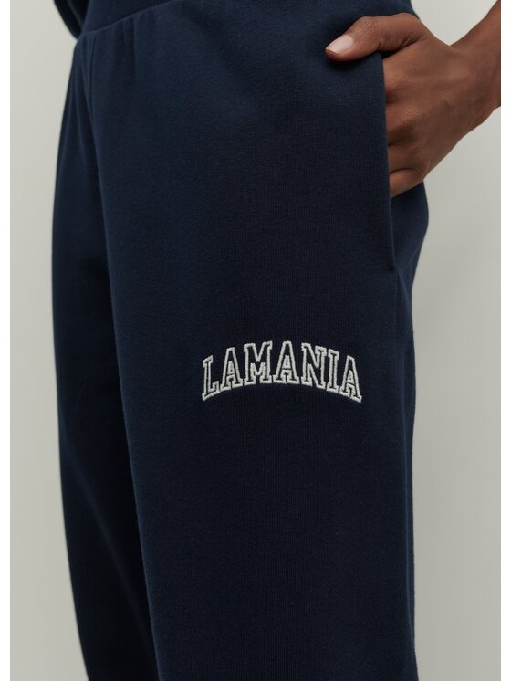 La Mania La Mania Teplákové nohavice MATCH 2 Tmavomodrá Classic Fit