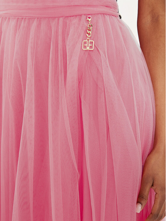 Fracomina Fracomina Abendkleid FQ24SD3022W52901 Rosa Regular Fit