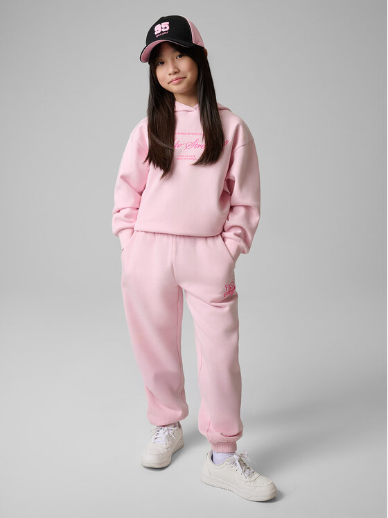 4F 4F Bluza BOW MOTION Różowy jasny Loose Fit