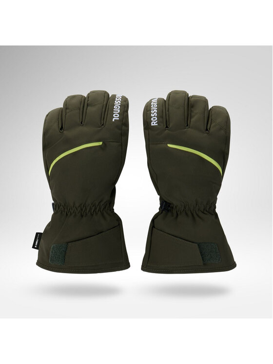 Rossignol Rossignol Rękawice narciarskie M Perf Ski Gloves R-Shell Ther Zielony