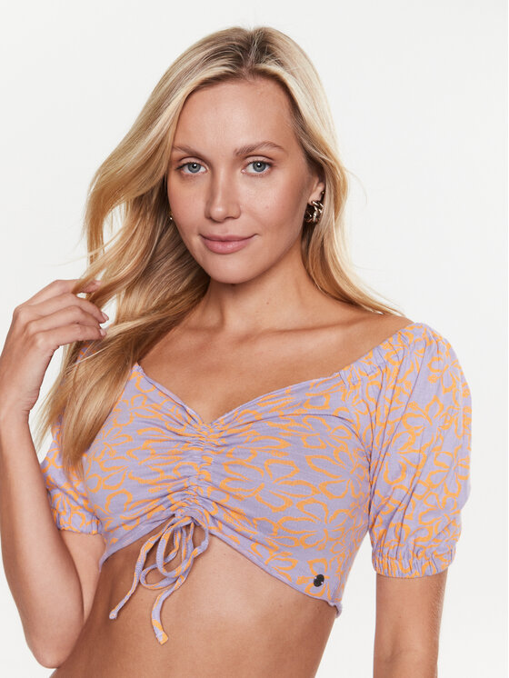 Roxy Roxy Bluza Flirty Walk ARJKT03402 Roza Regular Fit