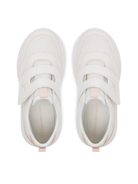 Calvin Klein Jeans Calvin Klein Jeans Laisvalaikio batai Low Cut Velcro V1A9-82026-1697A S Balta