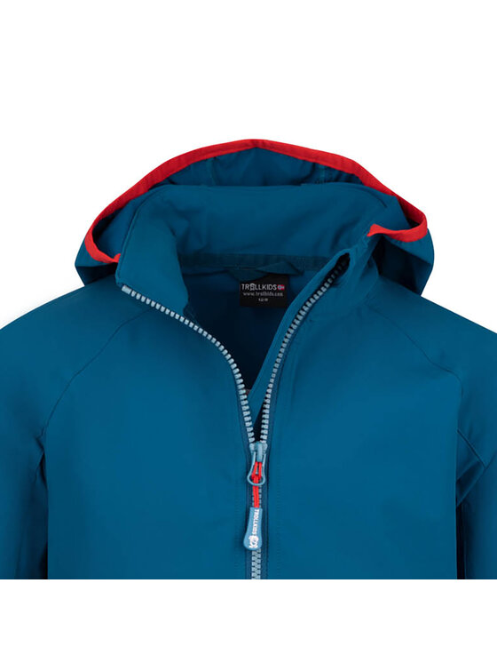 Trollkids Trollkids Kurtka przeciwdeszczowa 328-151 Granatowy Regular Fit