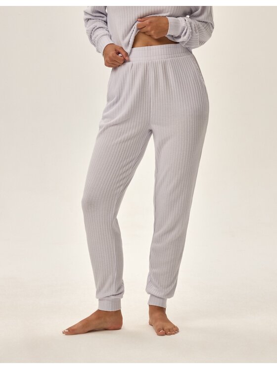 Esotiq Esotiq Piżama 42304 Szary Regular Fit