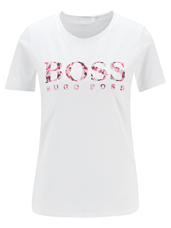 Boss T-krekls Tiboss 2 50441517 Balts Regular Fit