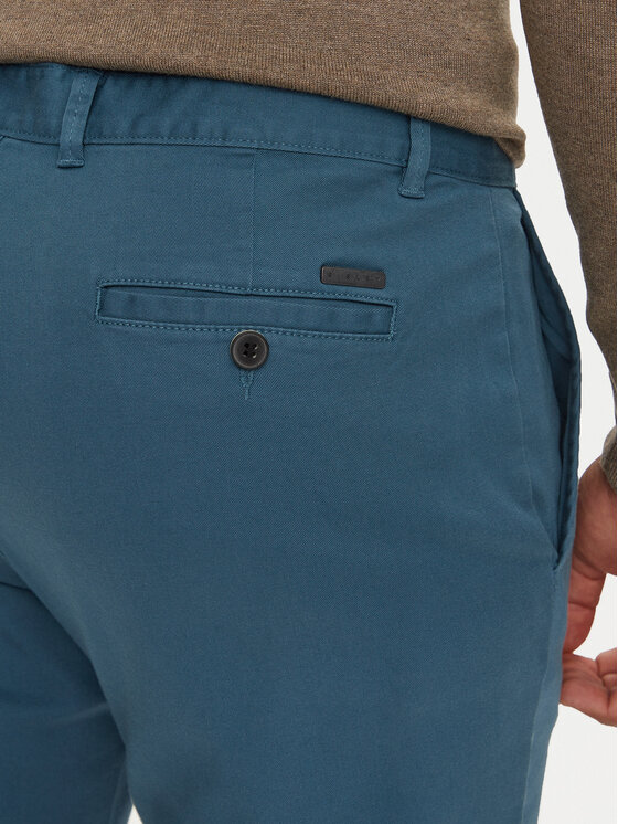 Sisley Sisley Чіноси 4AIHSF021 Голубий Slim Fit