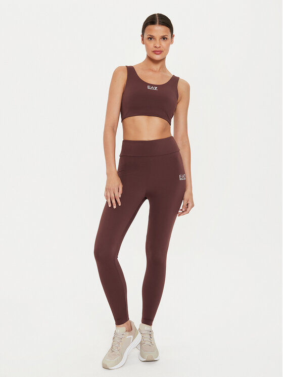 EA7 Emporio Armani EA7 Emporio Armani Спортивний бюстгальтер 6DTH58 TJKLZ 1755 Коричневий