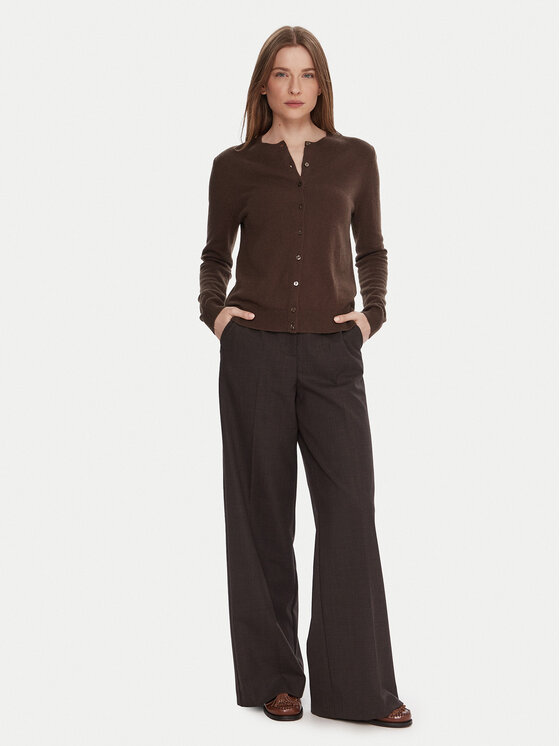 United Colors Of Benetton United Colors Of Benetton Kardigán 1002D5485 Hnedá Regular Fit