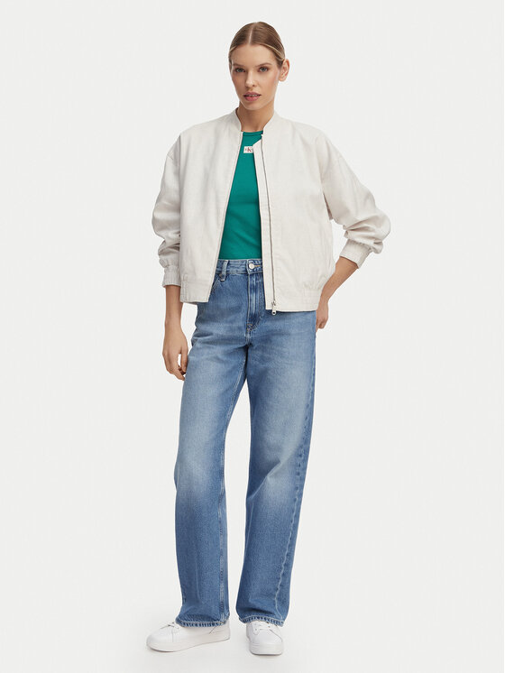 Calvin Klein Jeans Calvin Klein Jeans Bomber LV047F510G Beige chiaro Regular Fit