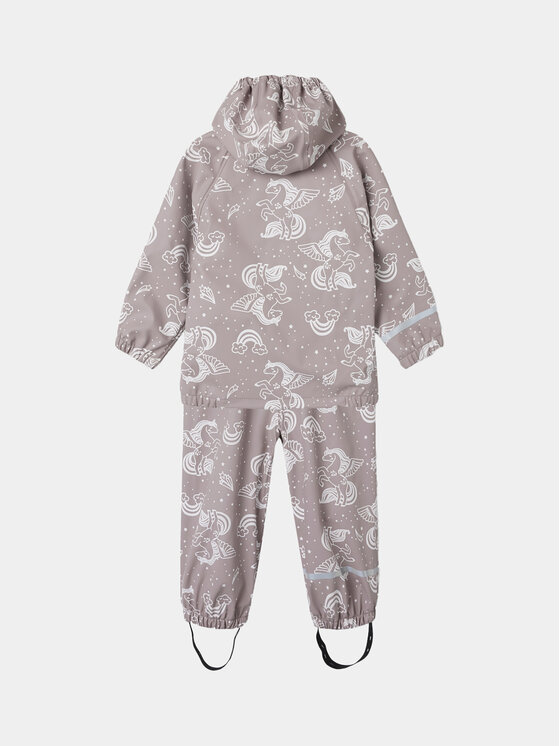 NAME IT NAME IT Kišni zaštitni set Dry10 13227318 Siva Regular Fit