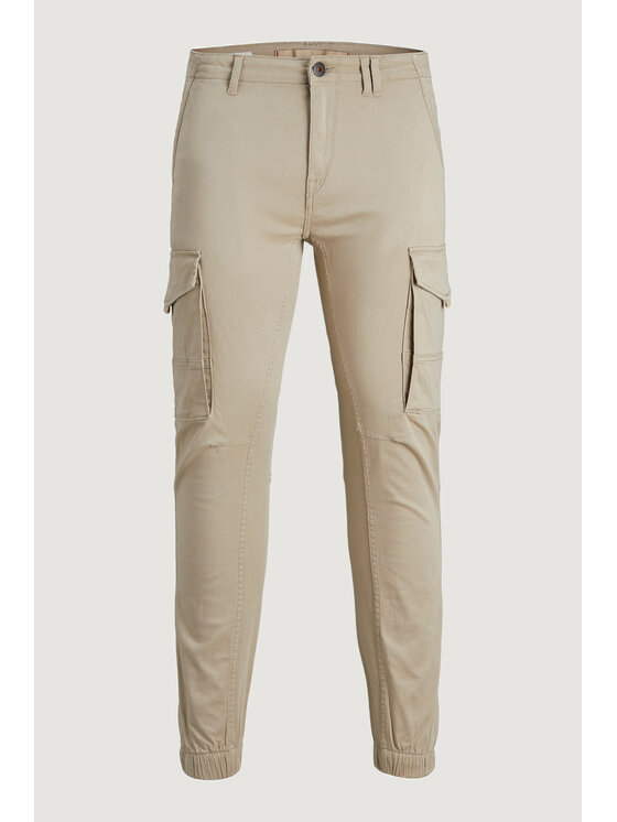 Jack&Jones Jack&Jones Pantalone da abito JPSTPAUL JJFLAKE ANA 542 CROCKERY NOOS Beige To Fit