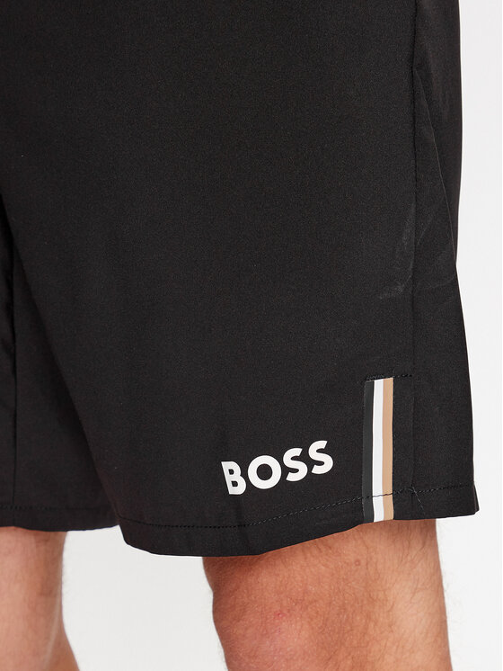 BOSS Boss Sportiniai šortai S_Game 50500643 Juoda Regular Fit