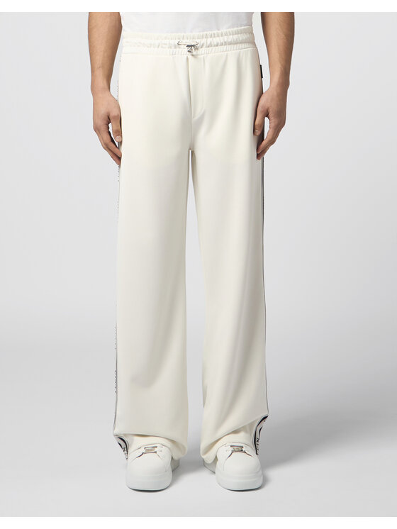 PHILIPP PLEIN PHILIPP PLEIN Spodnie dresowe 29716 Biały Jogger Fit