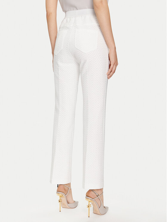 Marc Aurel Marc Aurel Pantaloni di tessuto 1716 7001 93305 Bianco Regular Fit