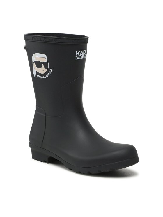 KARL LAGERFELD KARL LAGERFELD Guminiai batai KL47073N Juoda