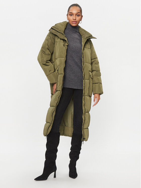 ONLY ONLY Зимно яке Nora 15294315 Зелен Regular Fit