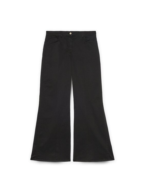 Fiorella Rubino Fiorella Rubino Spodnie materiałowe P735T005106N033 Czarny Over Fit