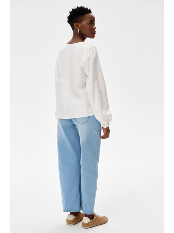 blue shadow blue shadow Bluzka Sofie Écru Regular Fit