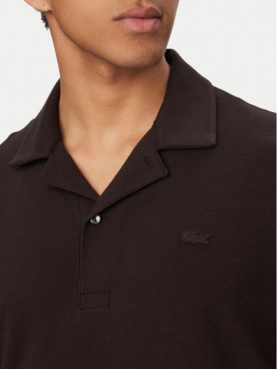 Lacoste Lacoste Polo särk DH1969 Tumepruun Classic Fit