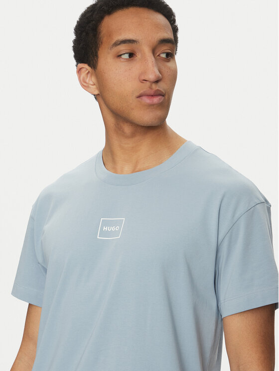 HUGO HUGO Majica Laze 50525236 Modra Relaxed Fit