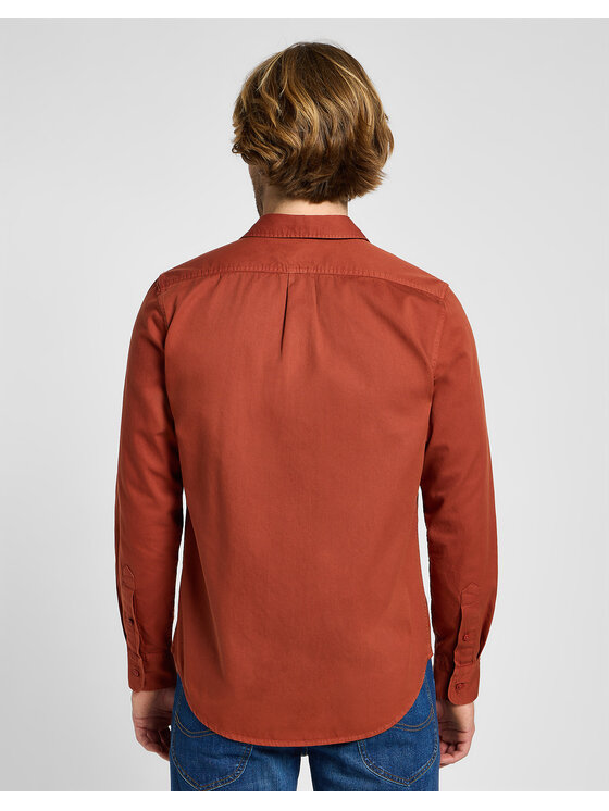 Lee Lee Camicia PATCH SHIRT Rosso Regular Fit