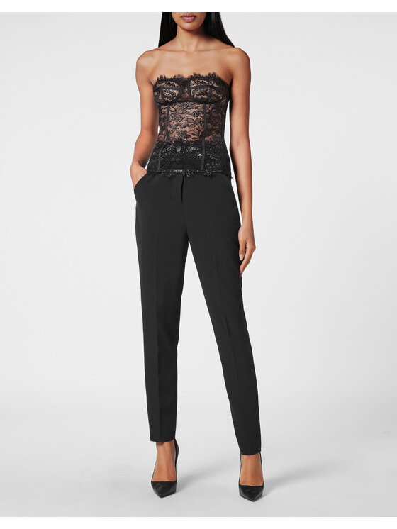 PHILIPP PLEIN PHILIPP PLEIN Biustonosz sportowy 3963 Czarny
