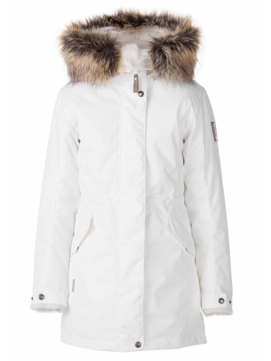 Lenne Lenne Kurtka anorak 22363-001 Biały Basic Fit