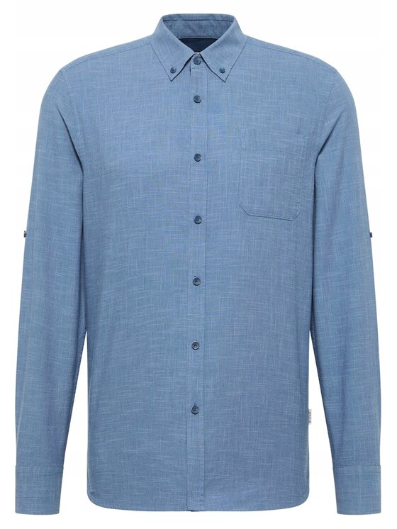 Mustang Mustang Camicia Style Rawlins Blu Slim Fit