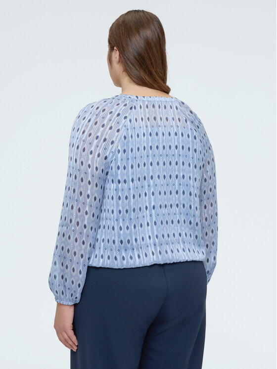 Fiorella Rubino Fiorella Rubino Bluzka 2063T002448N0R4 Turkusowy Regular Fit