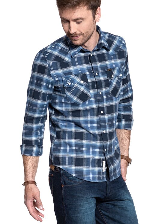 Lee Lee Camicia RIDER SHIRT Bianco Regular Fit
