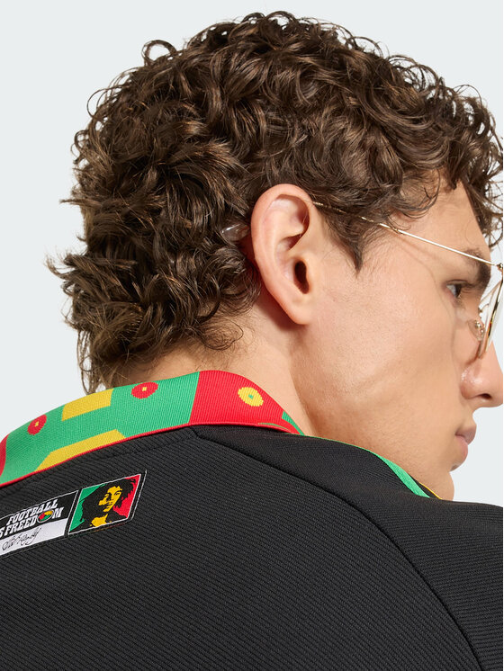 adidas adidas Kurtka wielofunkcyjna Jamaica x Bob Marley Away Anthem Jacket Czarny Regular Fit