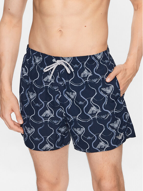 Emporio Armani Underwear Emporio Armani Underwear Szorty kąpielowe 2117403R444 Granatowy