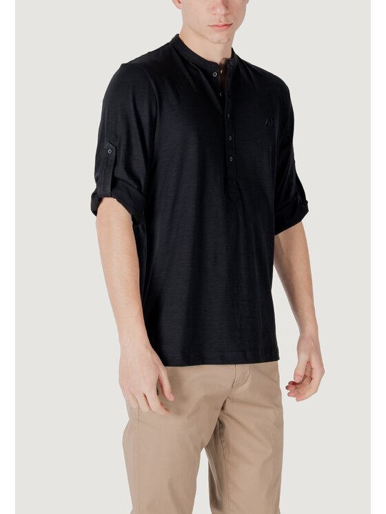 Antony Morato Antony Morato T-shirt REGULAR FIT WITH EMBROIDERED LOGO Nero Regular Fit