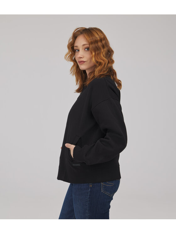 Lee Cooper Lee Cooper Bluza NICOLE Czarny Relaxed Fit