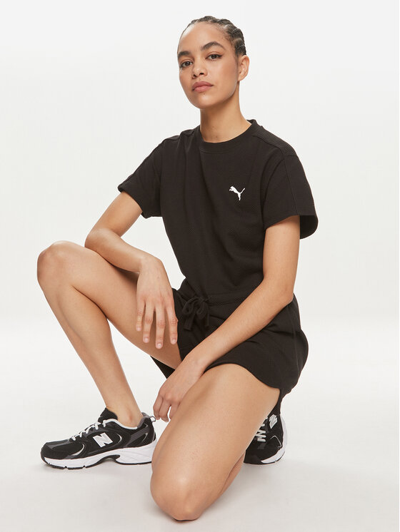 Puma Puma Kombinezon HER 677891 Czarny Relaxed Fit