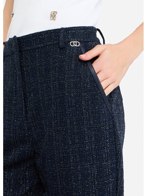 Liu Jo Liu Jo Pantaloni di tessuto MF5196J4998P9114 Celeste Regular Fit