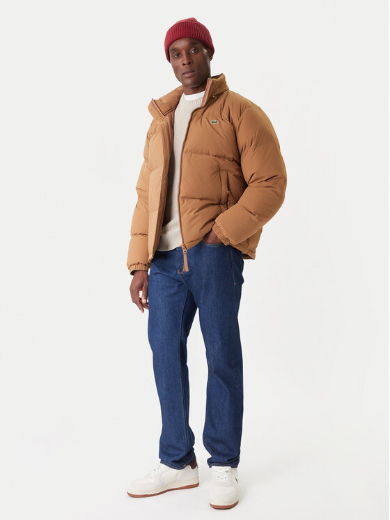 Lacoste Lacoste Vatovaná bunda BH5154 Hnědá Regular Fit