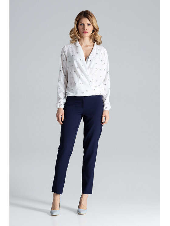 FIGL FIGL Blúzka M371 Écru Regular Fit