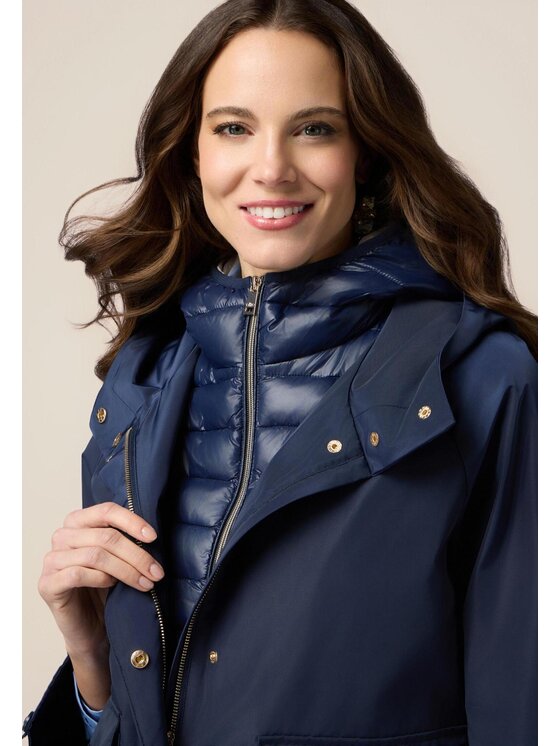 Oltre Oltre Giubbotto piumino F129J000182N0Z4 Blu Baggy Fit