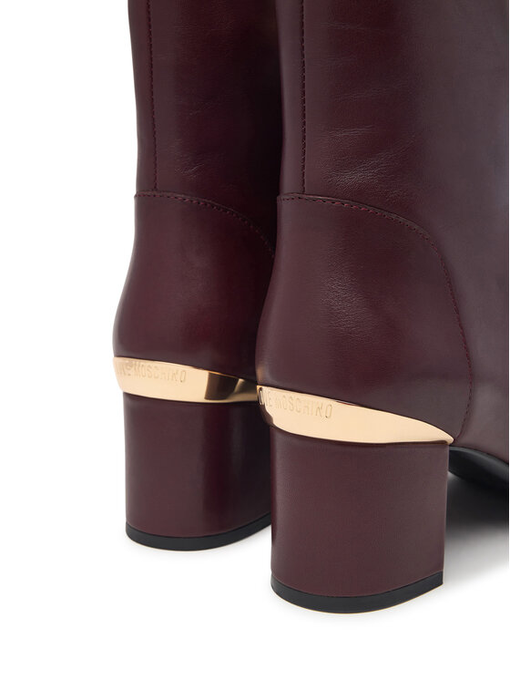 LOVE MOSCHINO LOVE MOSCHINO Škornji JA21085G0PIA0552 Bordo rdeča