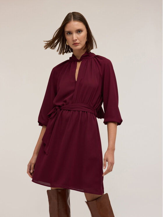 Motivi Motivi Vestito da giorno 7047Q003471N036 Bordeaux Regular Fit