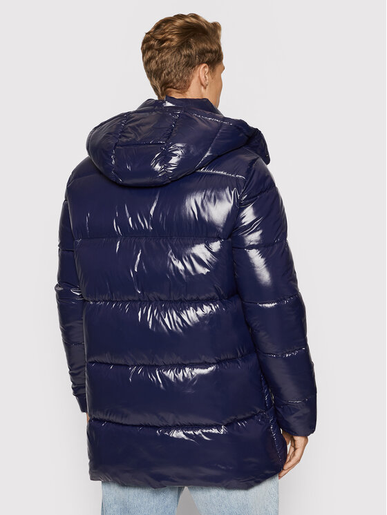 Giubbotto piumino D40292M LUCK13 Blu scuro Regular...