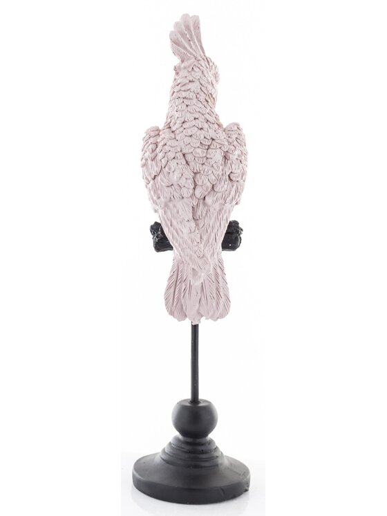 MIAhome MIAhome Figurka papuga 27x7x7 cm PAPPAGALLO-2 small Różowy
