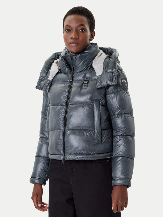 Blauer Blauer Télikabát 25WBLDC02170 Szürke Regular Fit