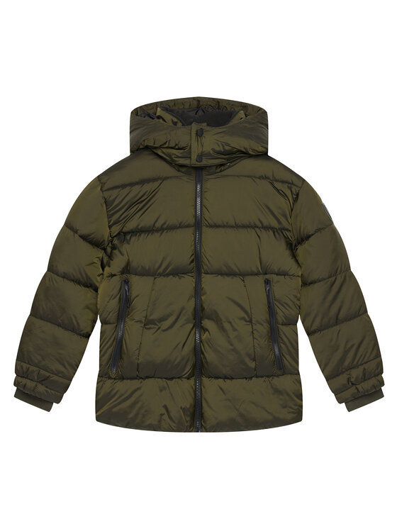 Mayoral Kurtka zimowa 7416 Khaki Regular Fit