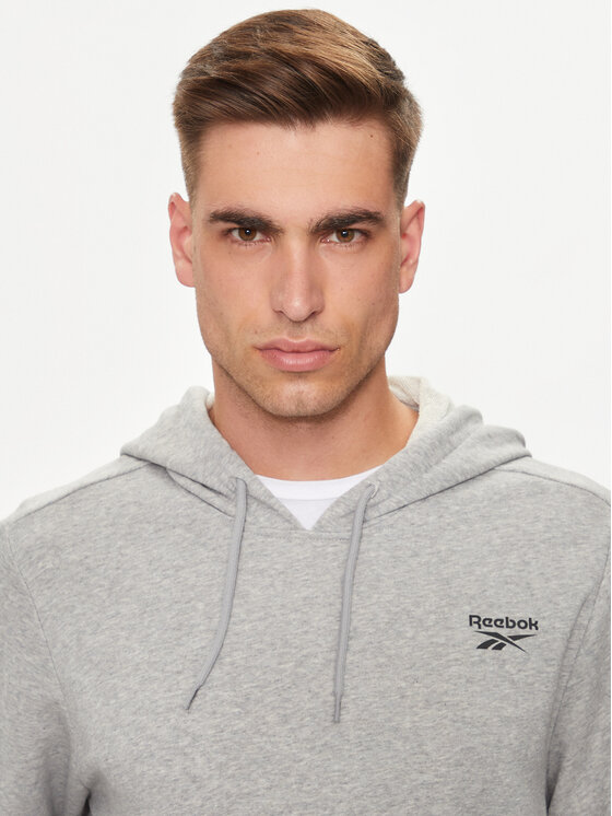 Reebok Reebok Світшот Left Chest 100067634 Сірий Regular Fit